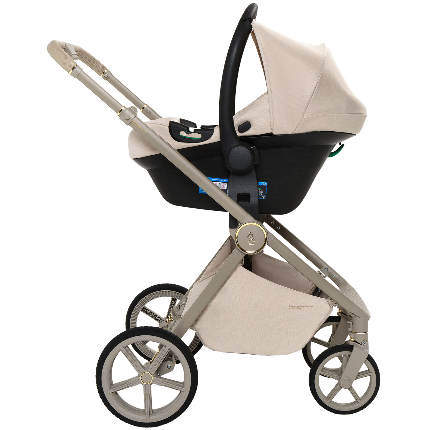 Коляска 3 в 1 SBL Elegante LT Beige