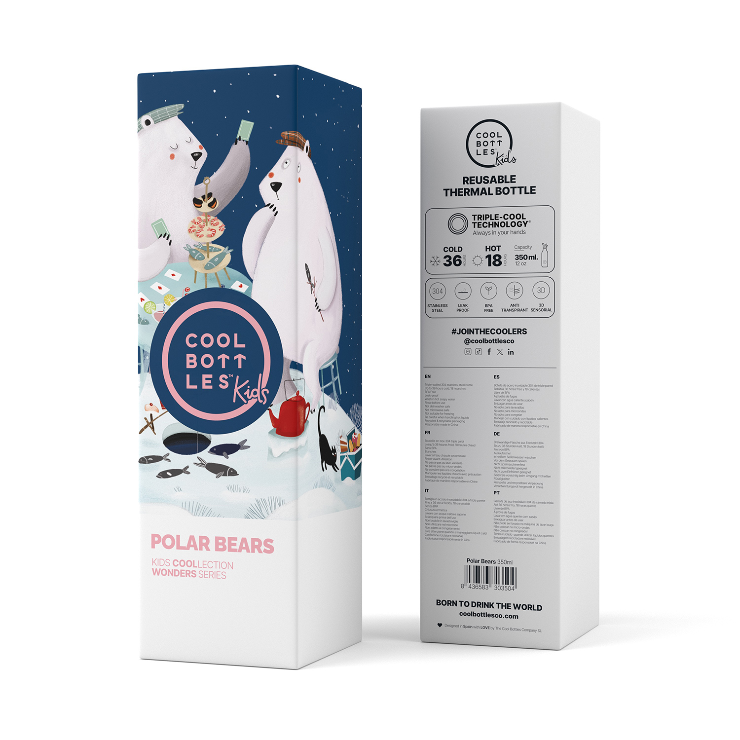 Термос–термобутылка Cool Bottles Kids 350мл