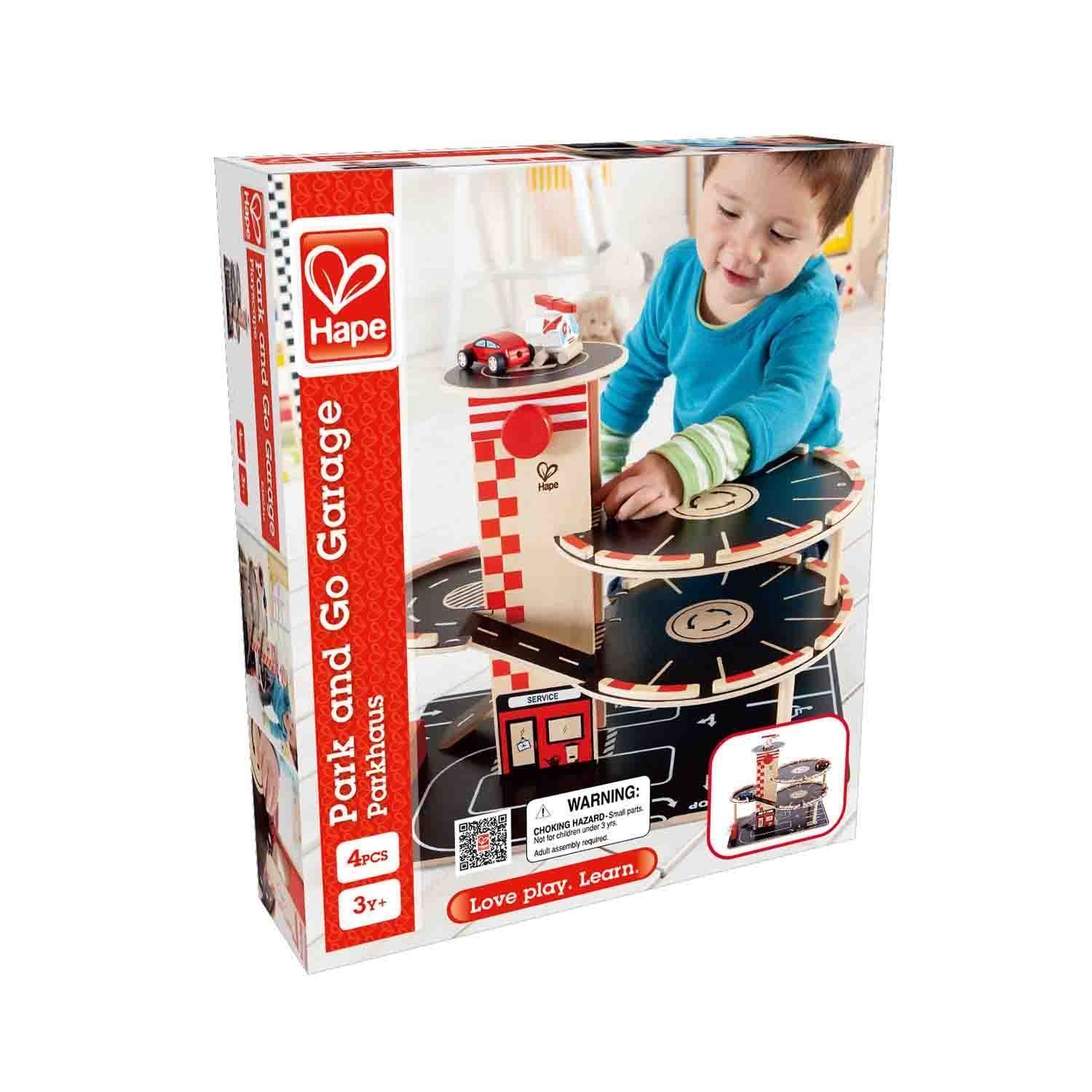 Игровой набор Hape «Многоуровневая парковка»