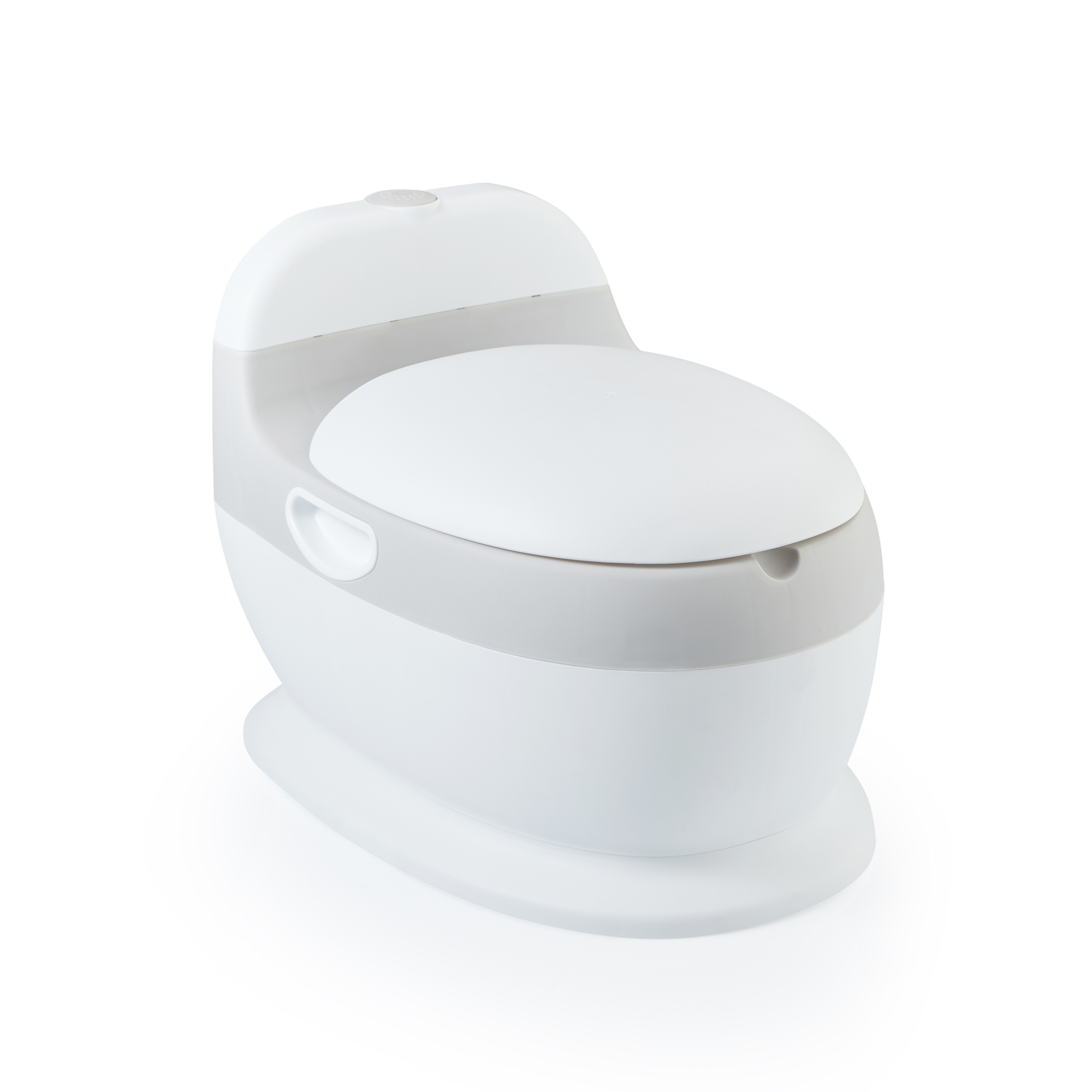 Горшок Happy Baby детский TOLLY в форме унитаза grey 34025