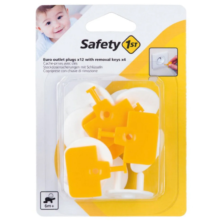 Заглушки для розетки с ключом 12 шт. Safety1st 12 3202002000
