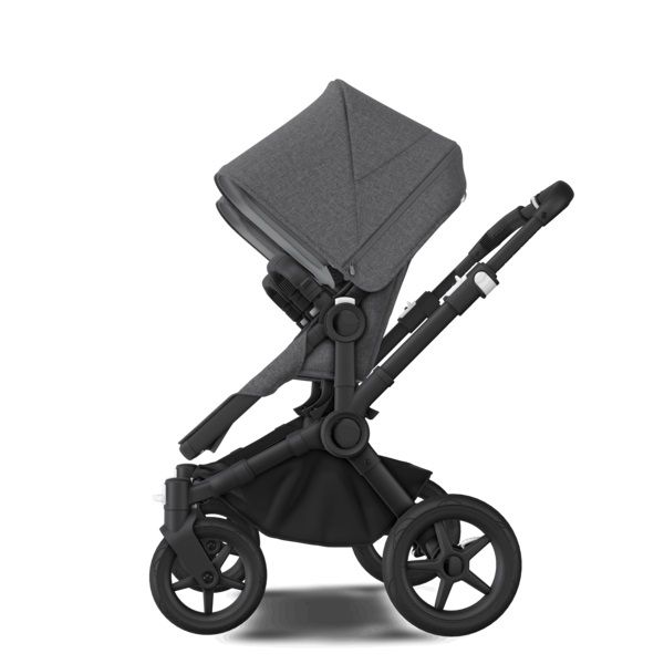 Коляска 2 в 1 Bugaboo Donkey5 Twin шасси Black
