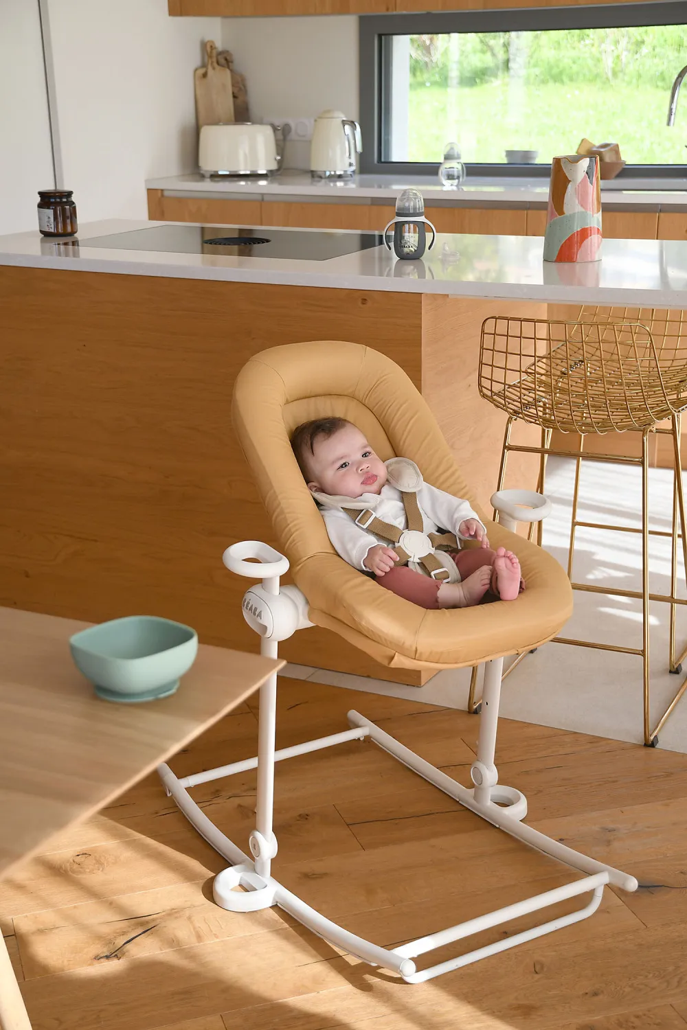 Шезлонг Beaba UP & DOWN OCRE / TRANSAT UP & DOWN + EU