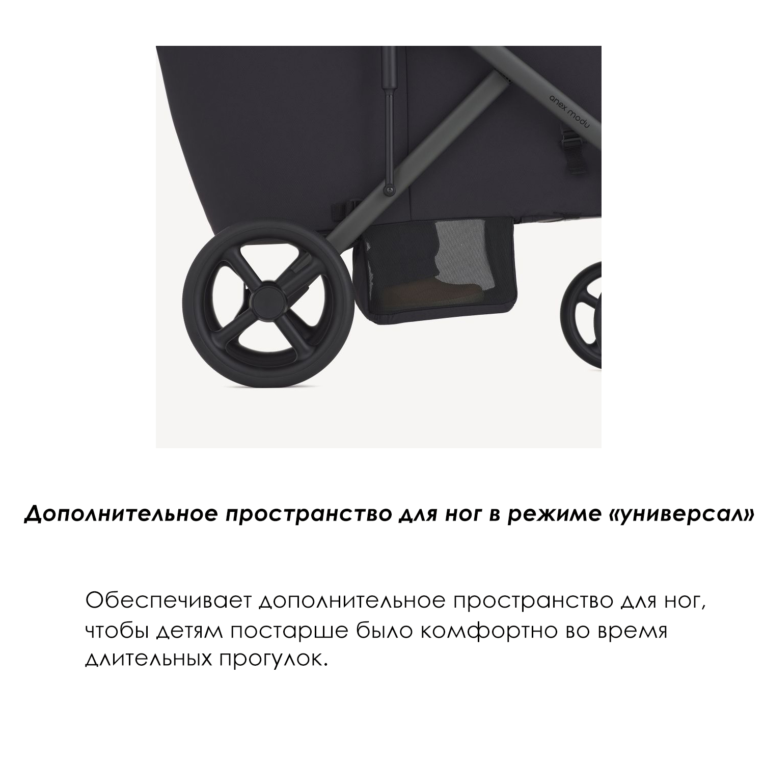 Коляска-вагончик прогулочная Wagon ANEX Modu