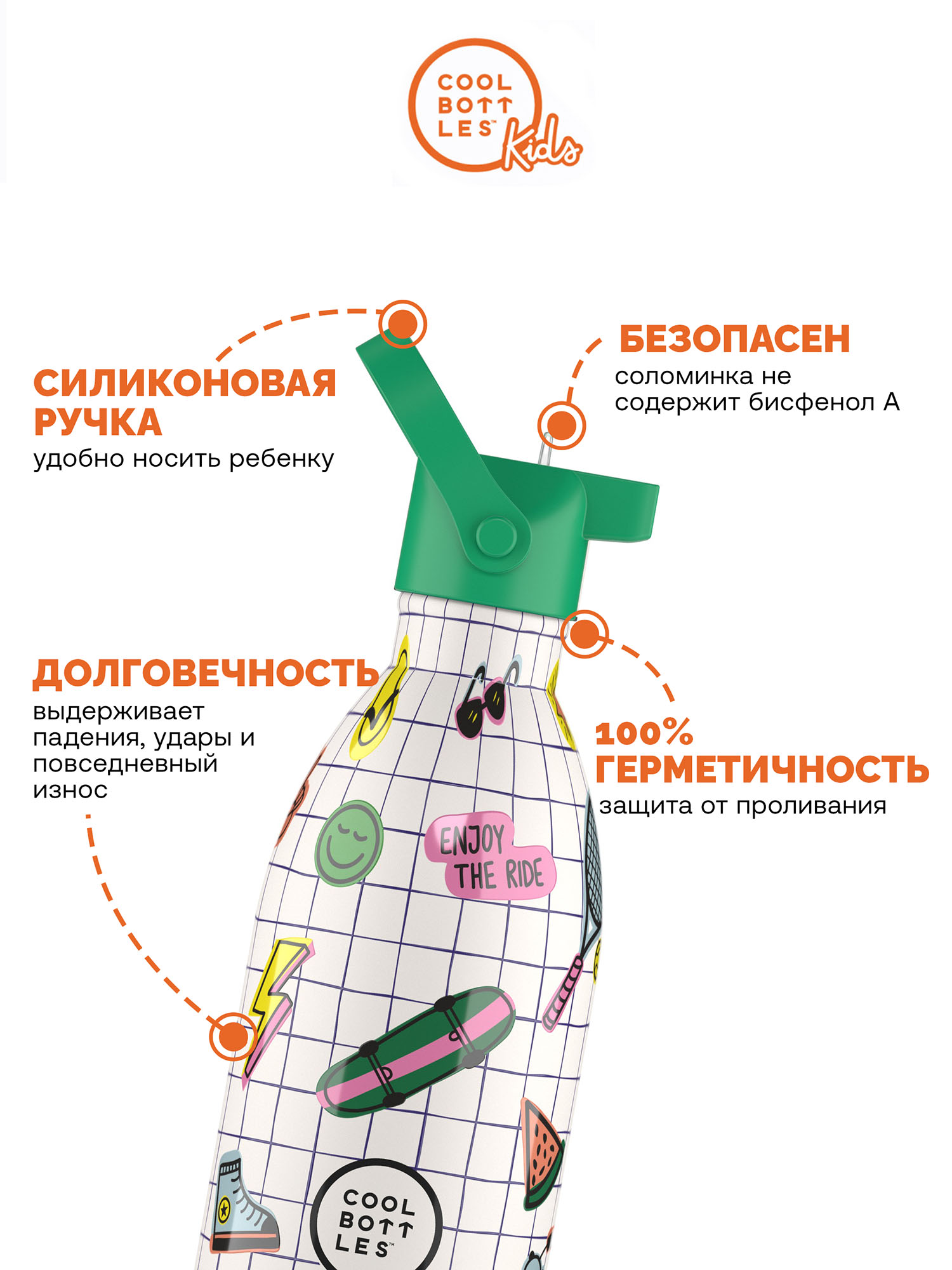 Термос–термобутылка Cool Bottles Kids Play Mode 500 мл