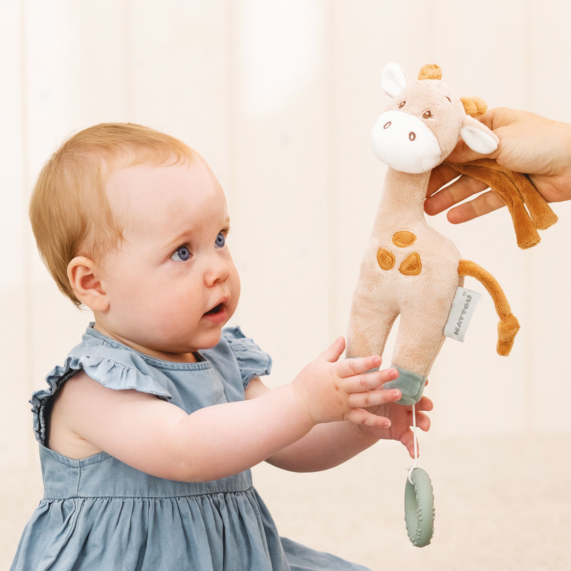 Мягкая музыкальная игрушка Nattou Soft Toy Mini