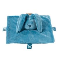 Игрушка мягкая Nattou Doudou (Наттоу Дуду) Lapidou Кролик petrol blue 878241
