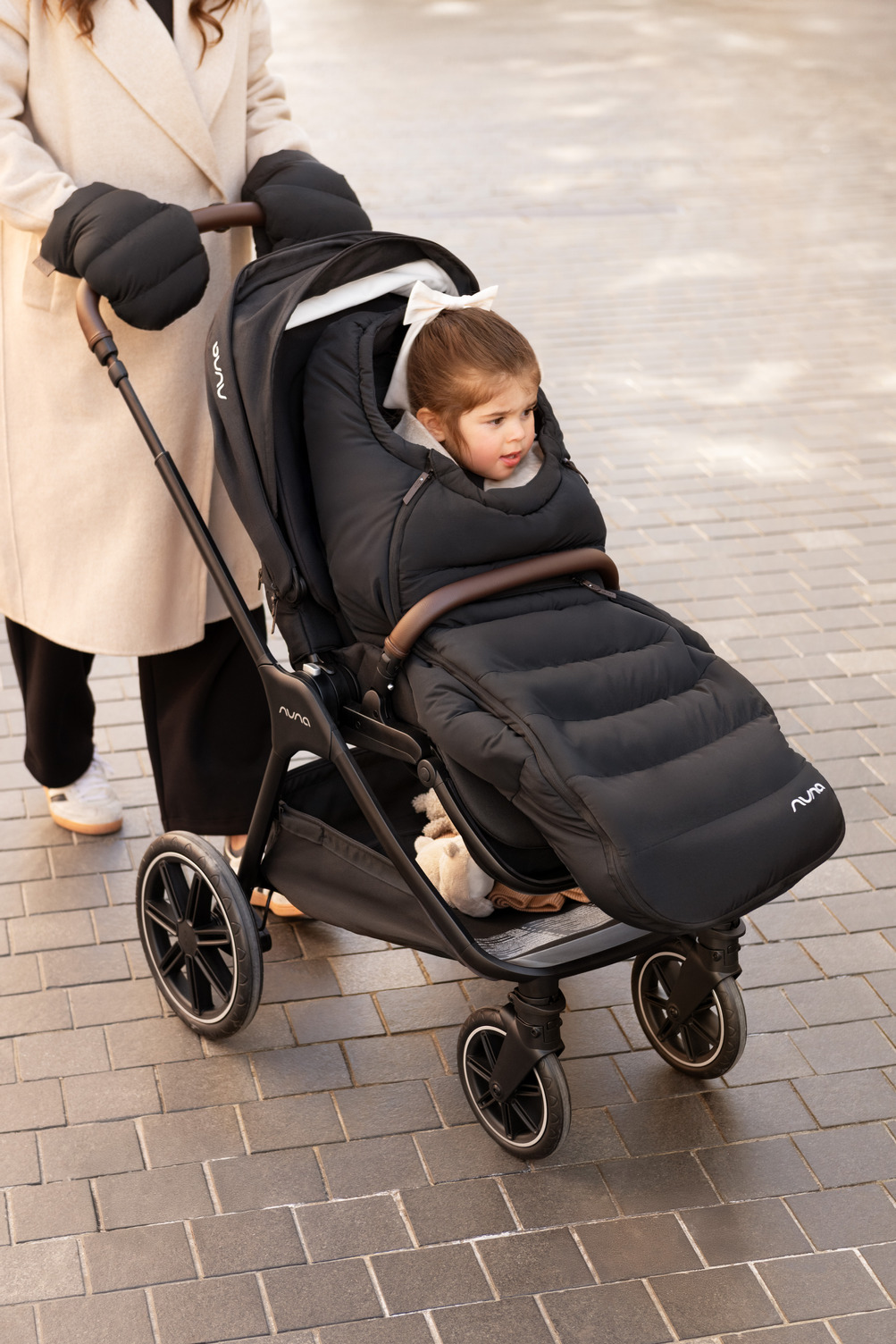 Коляска 2 в 1 Nuna TRIV LX AS с зимним комплектом