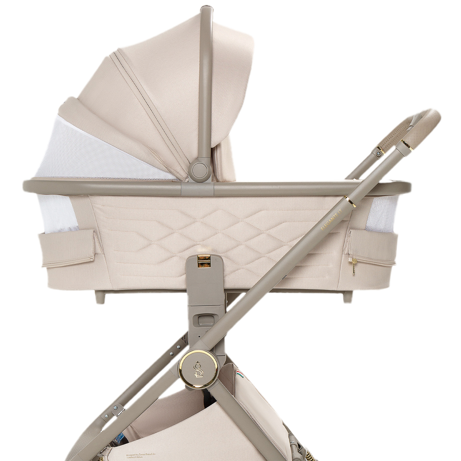 Коляска 3 в 1 SBL Elegante LT Beige