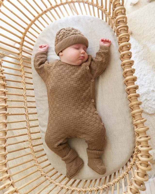 Комбинезон детский LoomKnits Капучино LW0391-010 шерстяной
