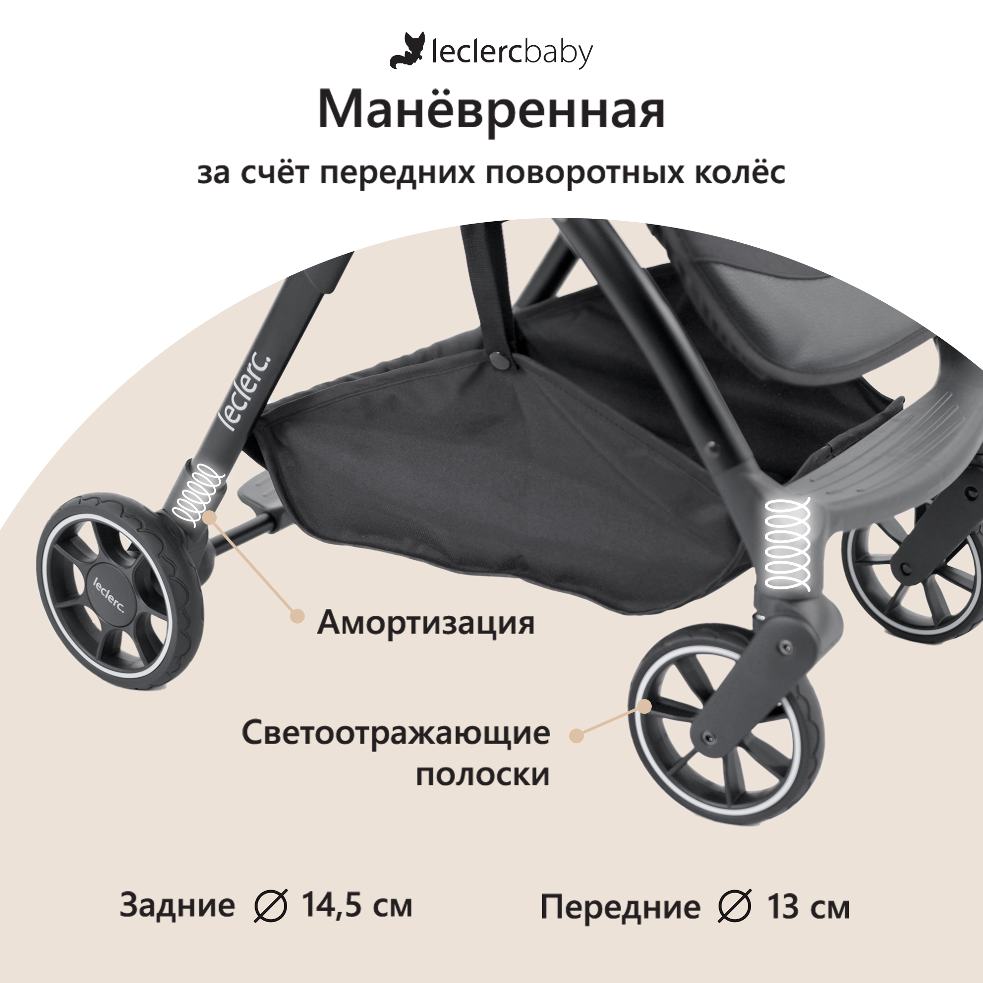 Коляска прогулочная Leclerc Magic Fold Plus UK