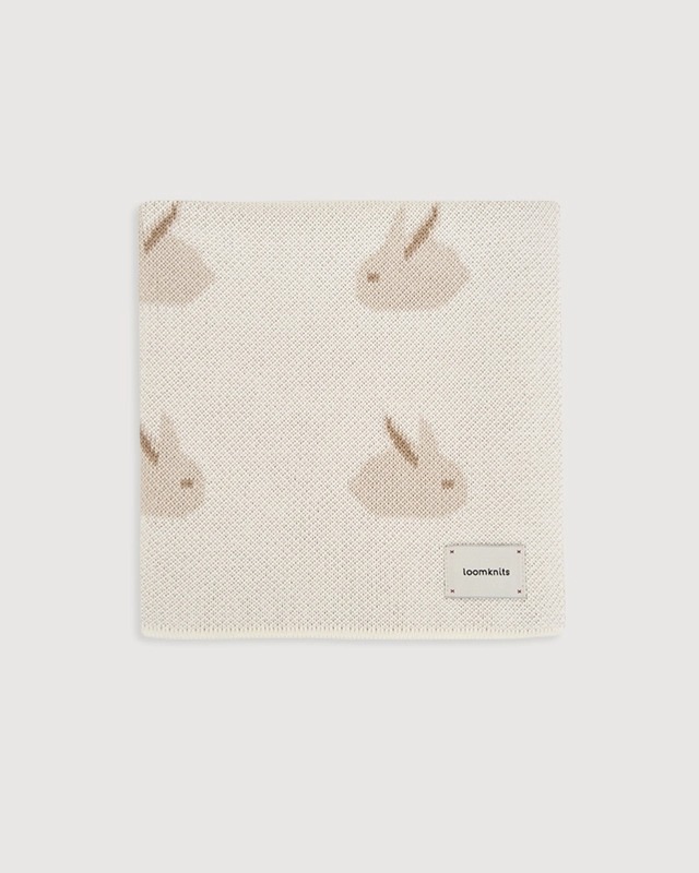 Плед детский 80х120 см LoomKnits Animal Rabbits