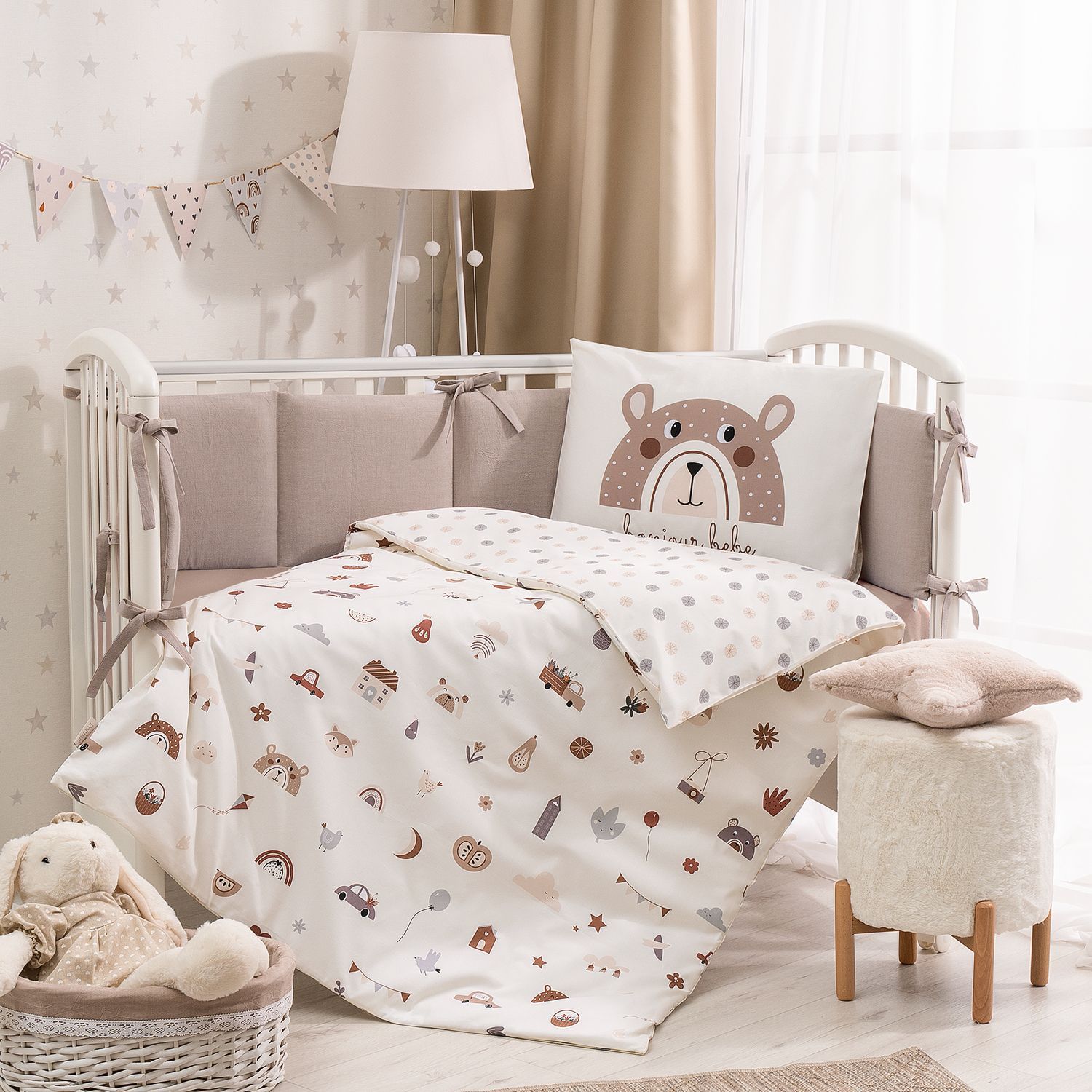 Постельное белье Perina Bonjour Bebe 120х60 см 3 предмета
