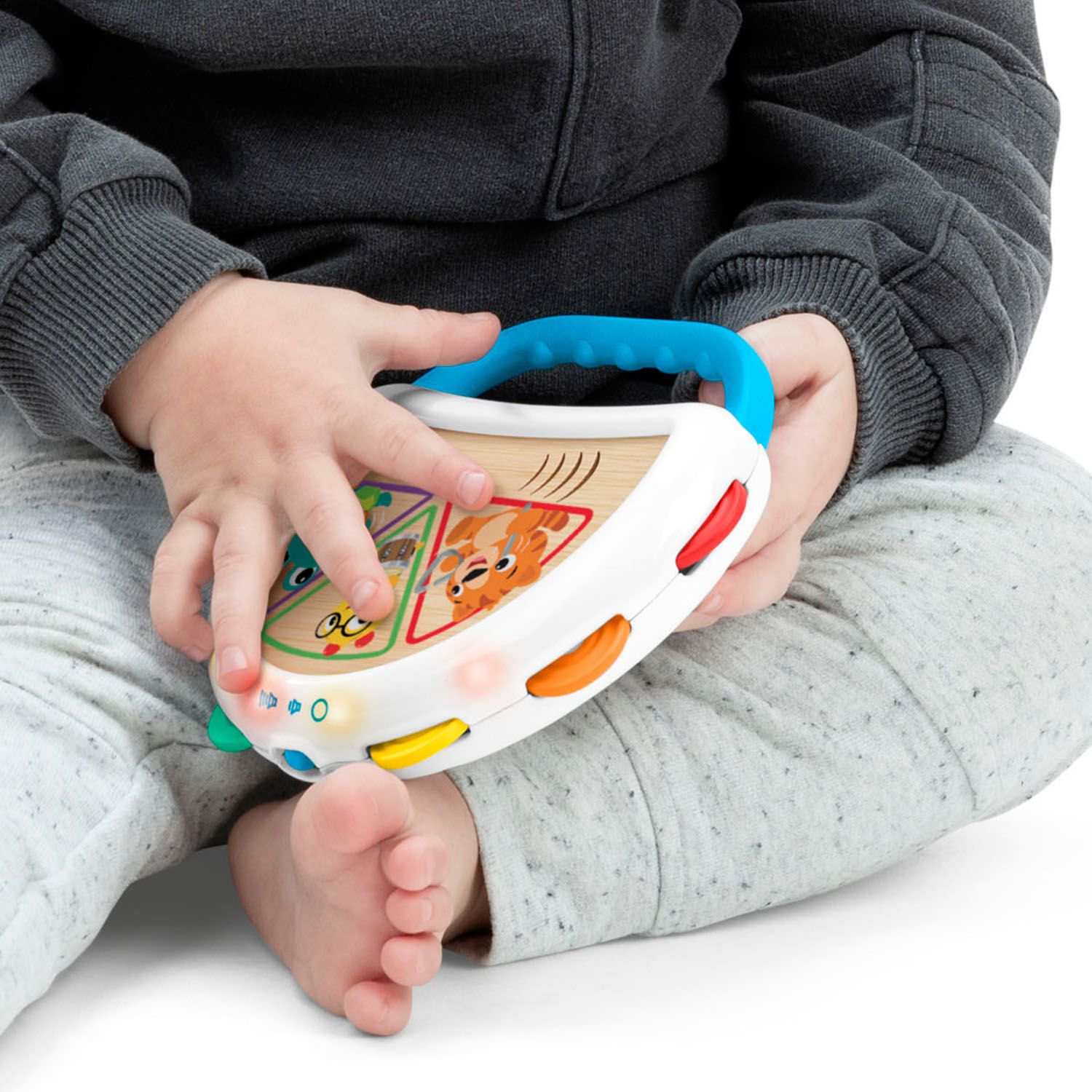 Игрушка музыкальная HAPE Бубен серия Волшебное прикосновение 800916_HP
