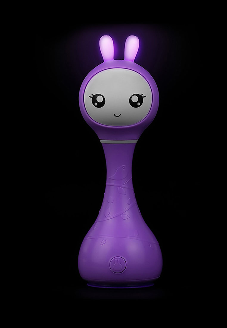 Музыкальная игрушка Alilo Умный зайка R1 фиолетовый 60405