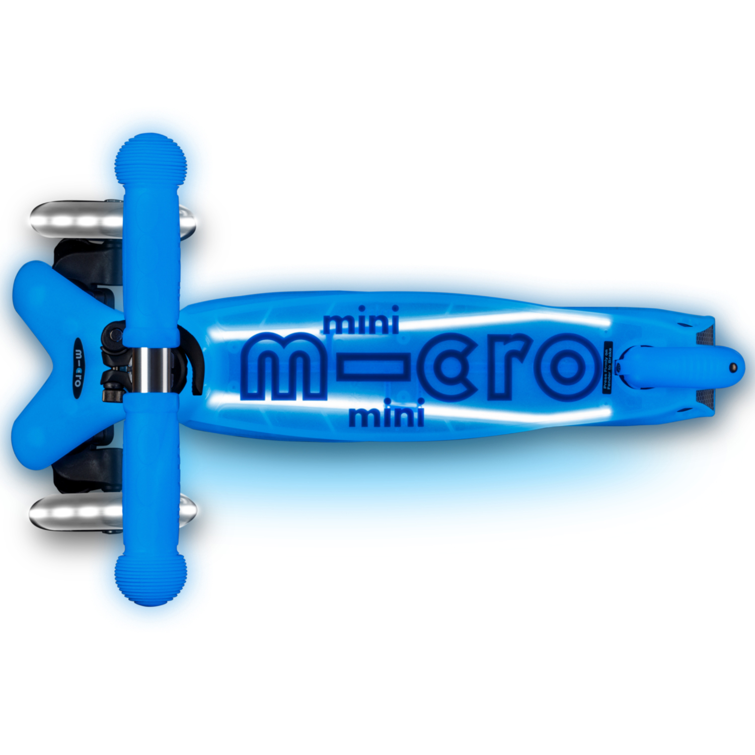 Самокат Mini Micro Deluxe Glow Plus (светящийся) LED