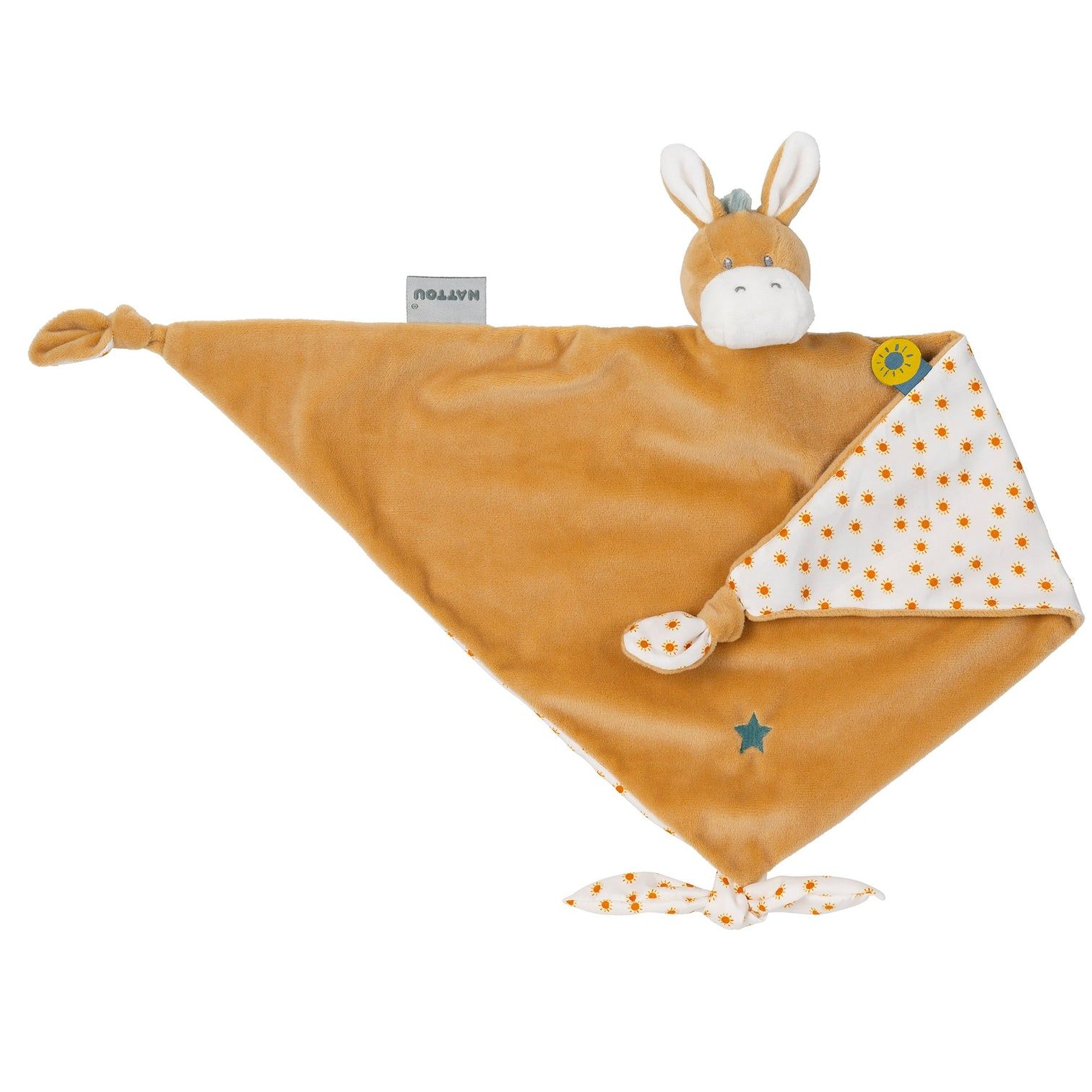 Игрушка мягкая Nattou Doudou большая FELIX & LEO Ослик 595131
