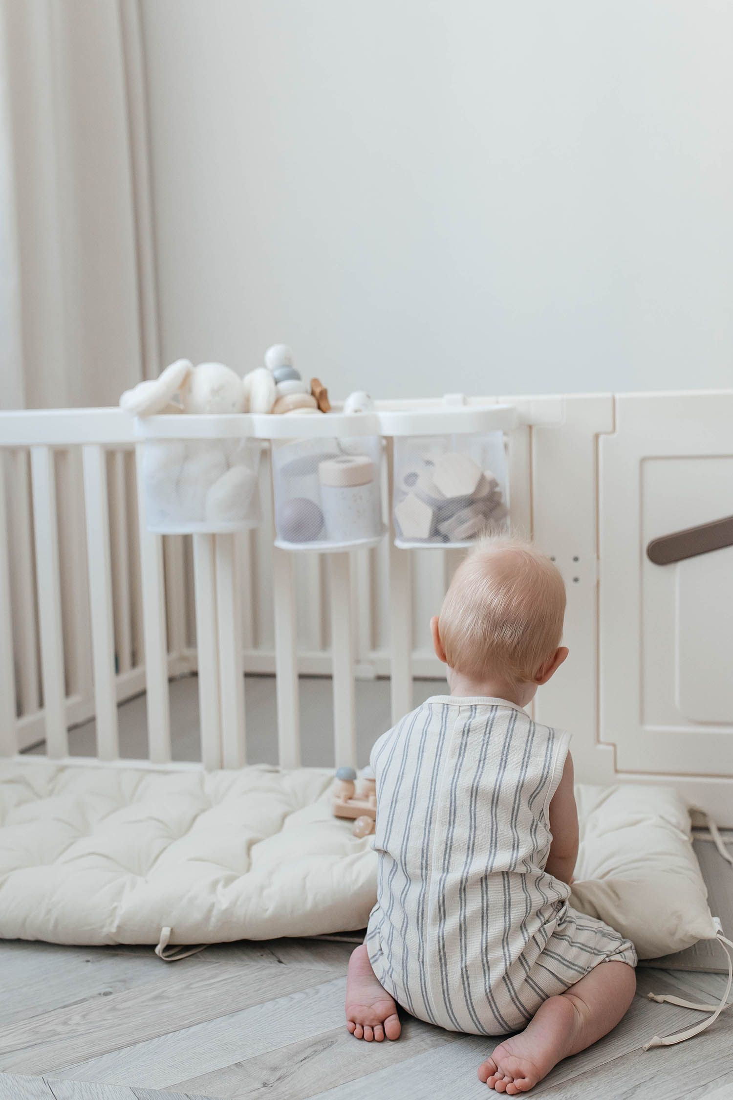 Органайзер для хранения подвесной UNIX Kids White с тремя отделениями универсальный PPBH3W