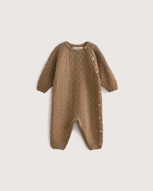 Комбинезон детский LoomKnits Капучино LW0391-010 шерстяной