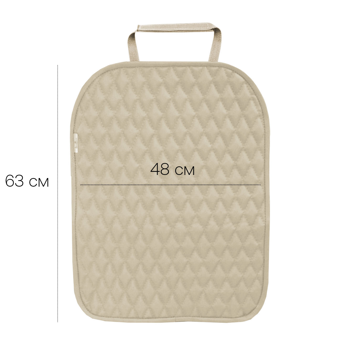 Защита спинки переднего сидения автомобиля Fiorellino FrontSeat Stitch