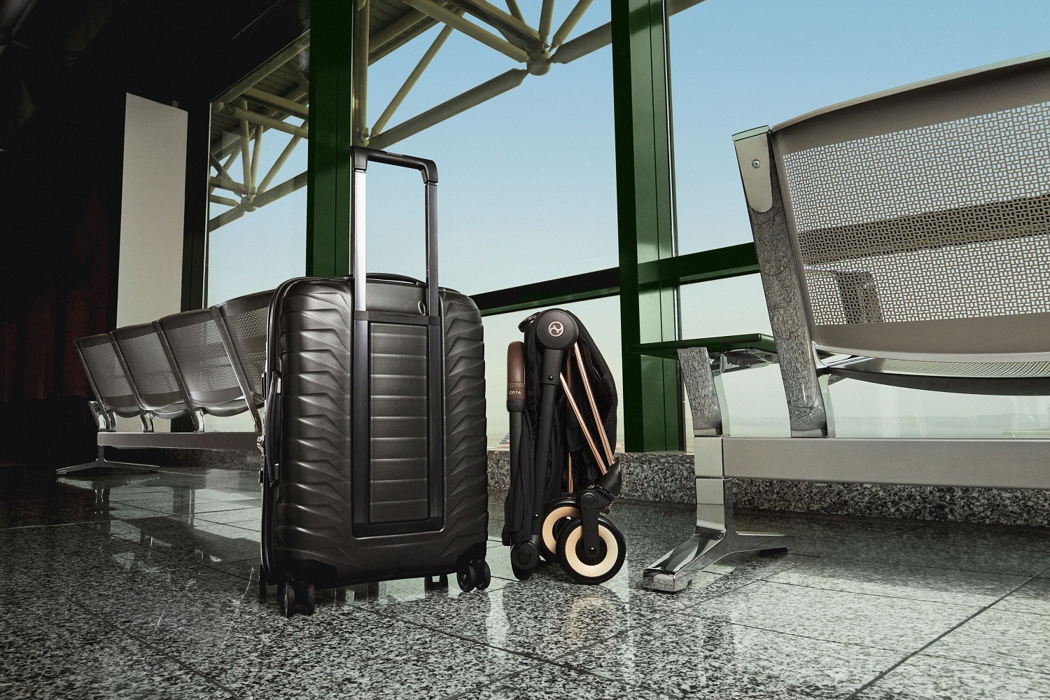 Коляска прогулочная Cybex Coya шасси Rosegold