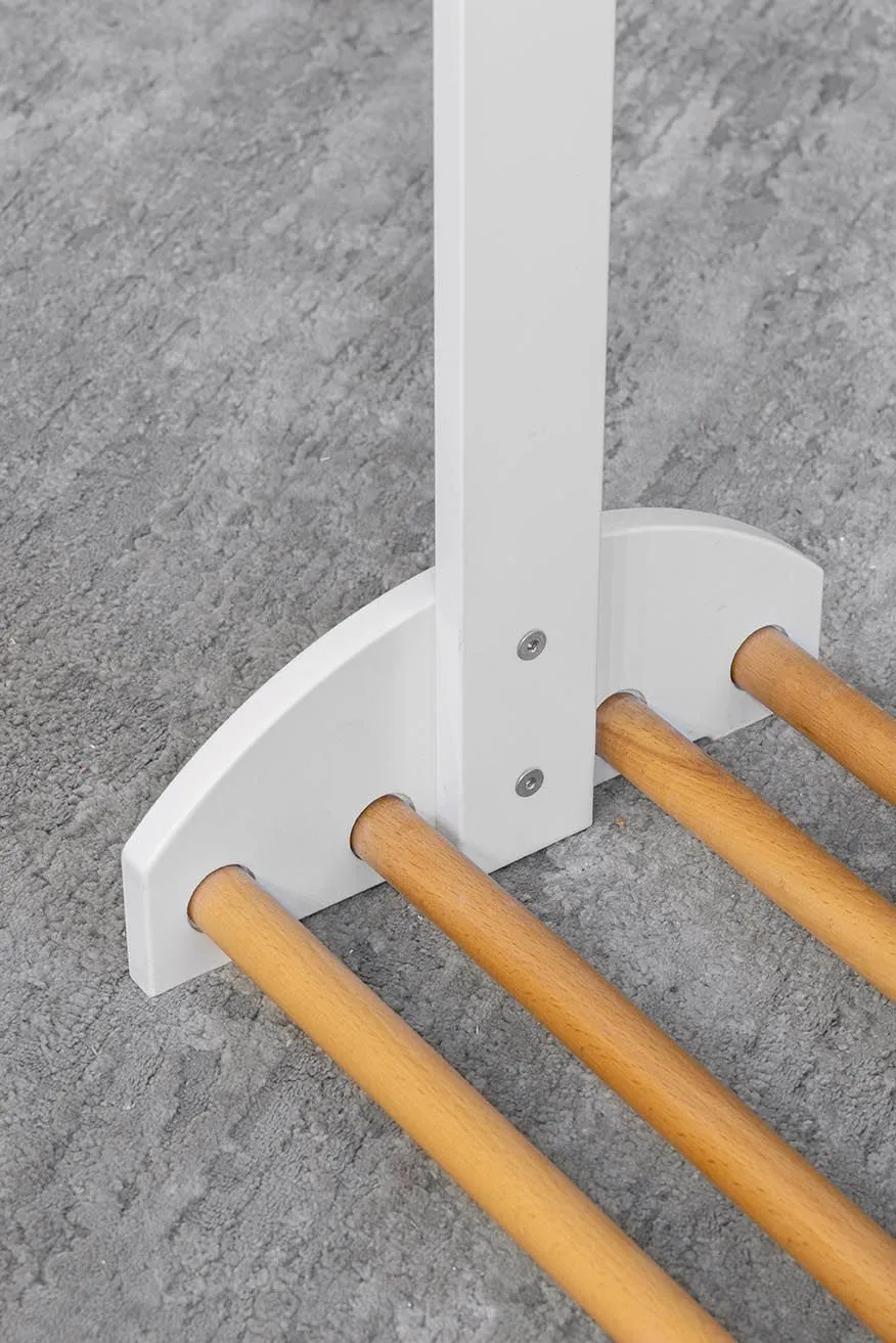 Вешалка детская  ANTEMI для одежды напольная белый/дерево Витрина