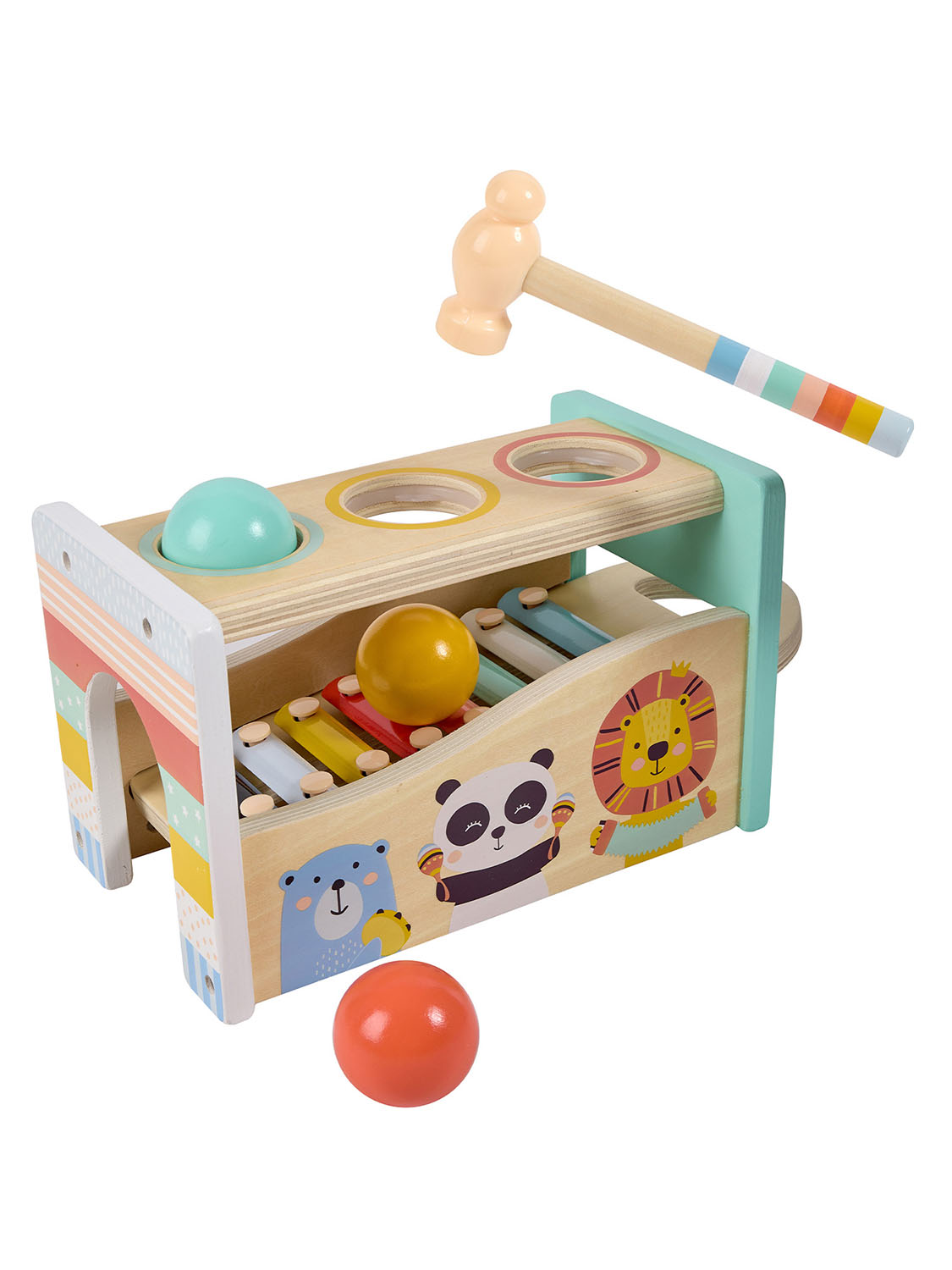 Игрушка музыкальная Eurekakids «Веселые инструменты» Ксилофон и стучалка