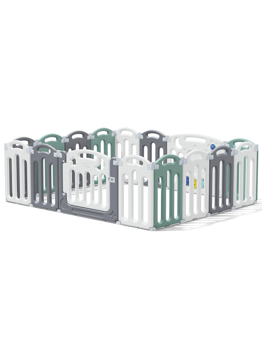 Манеж UNIX Kids Simple 188x151 Color PPSI14GGW + Коврик складной 120x150 см Camel PMLG120CL