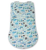 Конверт Summer Infant (Саммер инфант) для пеленания 2 способа фиксации, голубой с машинками S/M 76370