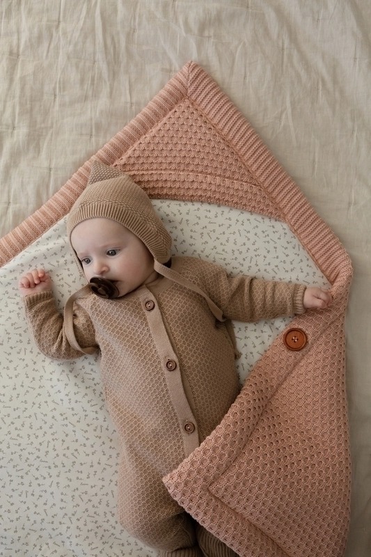 Комбинезон детский LoomKnits Капучино хлопок