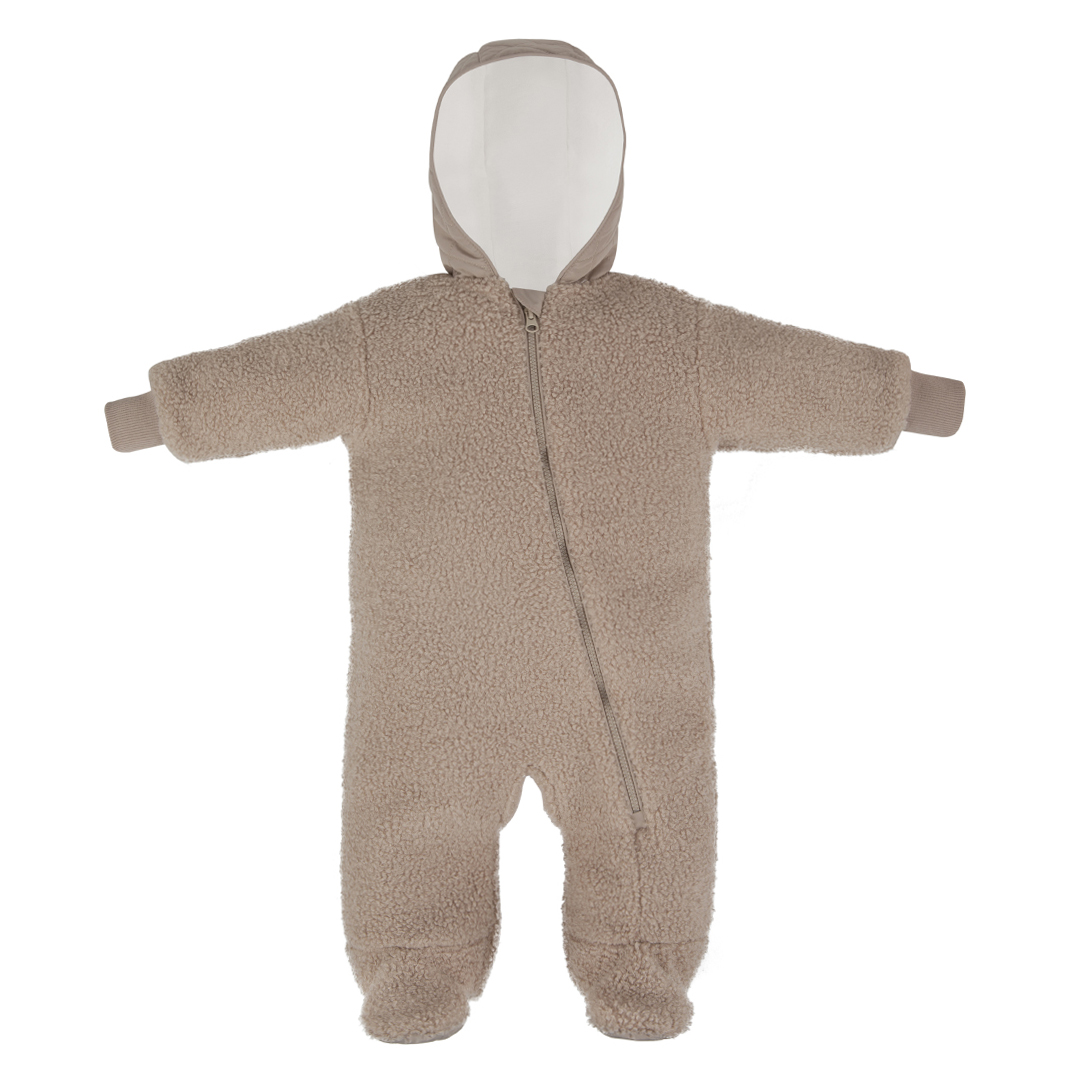 Комбинезон детский утепленный Mansita Teddy цвет темно-кремовый