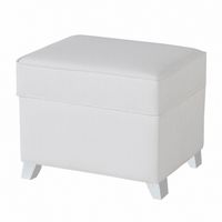 Пуф Micuna (Микуна) для кресла-качалки Foot rest white/white искусственная кожа