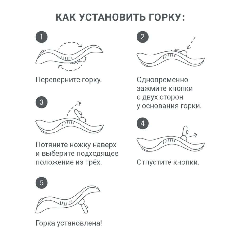 Горка для купания edda