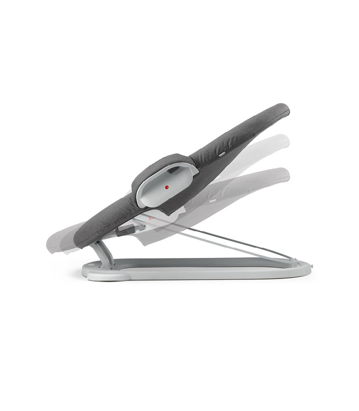 Шезлонг Stokke STEPS BOUNCER White Deep Grey 350111