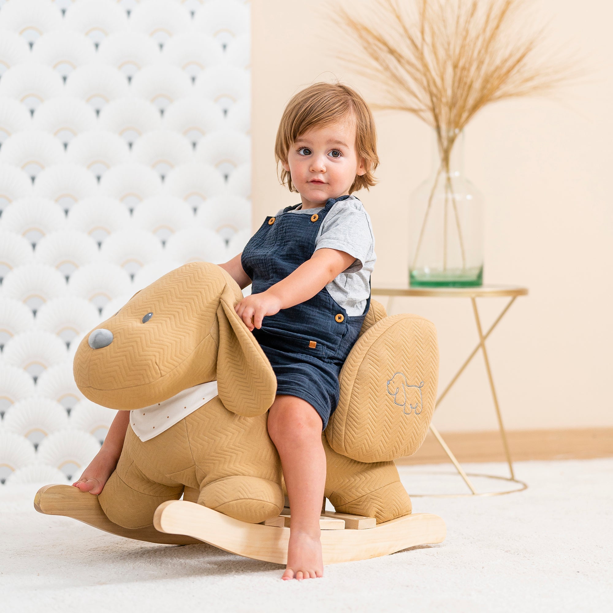 Игрушка мягкая Nattou Toy spiral Charlie Собачка 388207