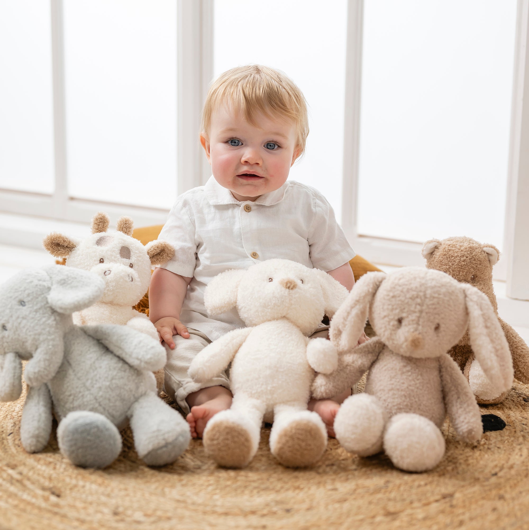 Игрушка мягкая Nattou Soft toy TEDDY Слоник 856034