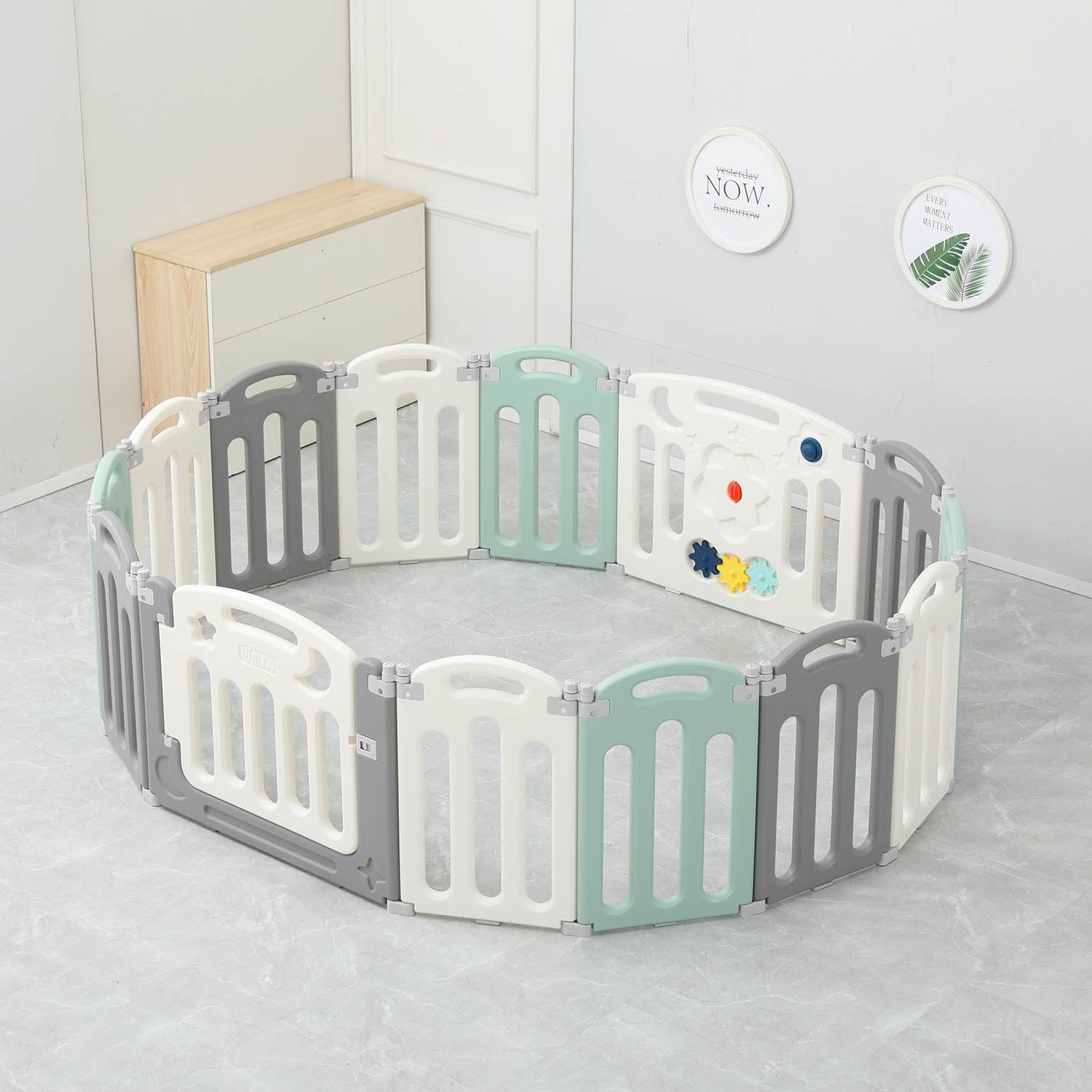 Манеж UNIX Kids Simple 188x151 Color PPSI14GGW