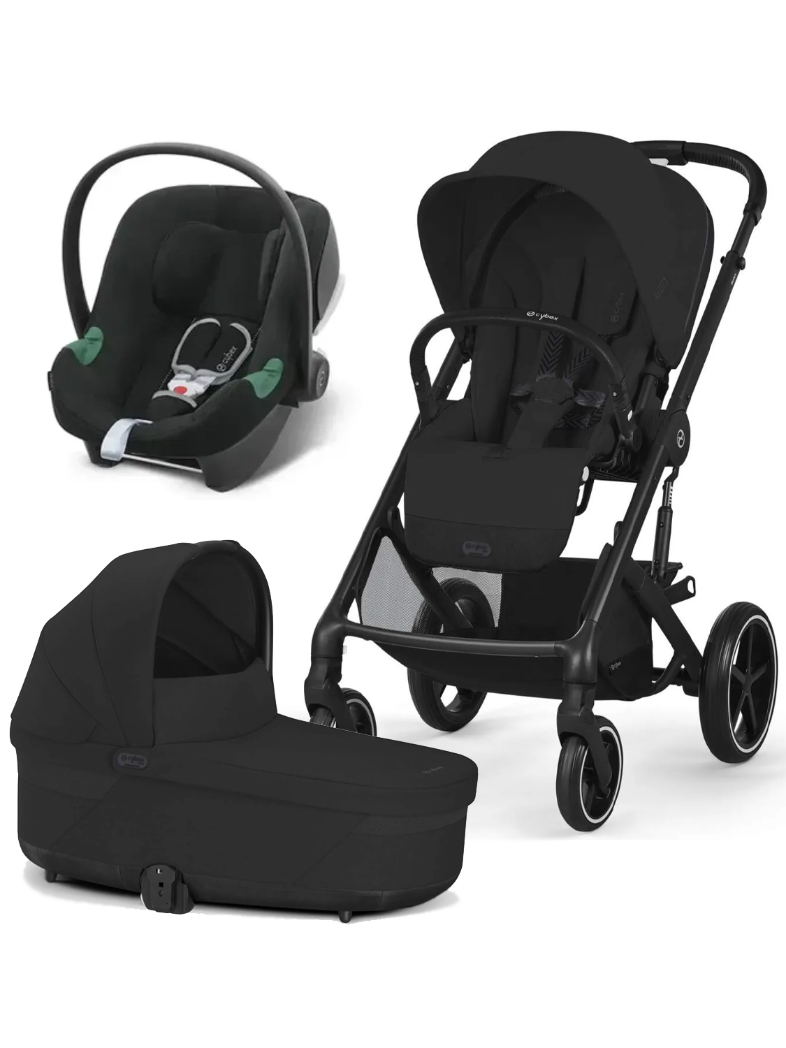 Коляска 3 в 1 Cybex Balios S Lux с дождевиком