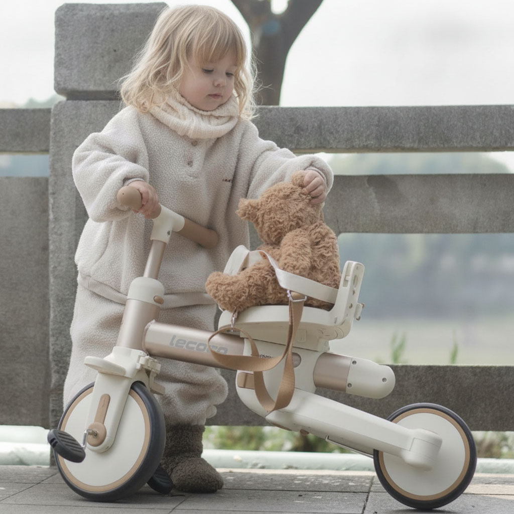 Велосипед трехколесный Lecoco S3Max beige