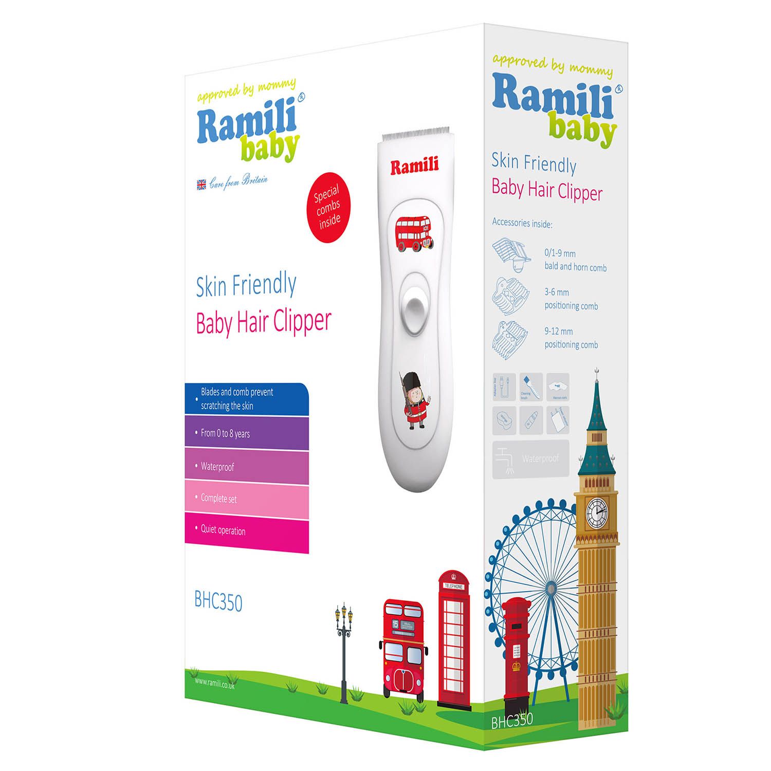 Машинка для стрижки детских волос Ramili Baby Hair Clipper BHC350