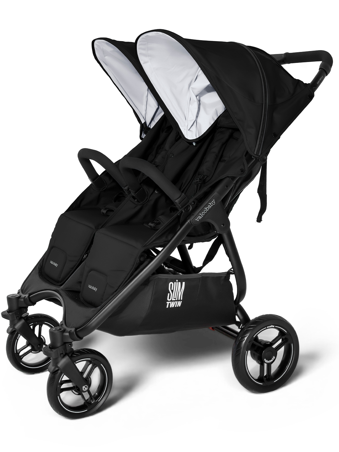 Коляска прогулочная для двойни Valco Baby Slim Twin 2.0