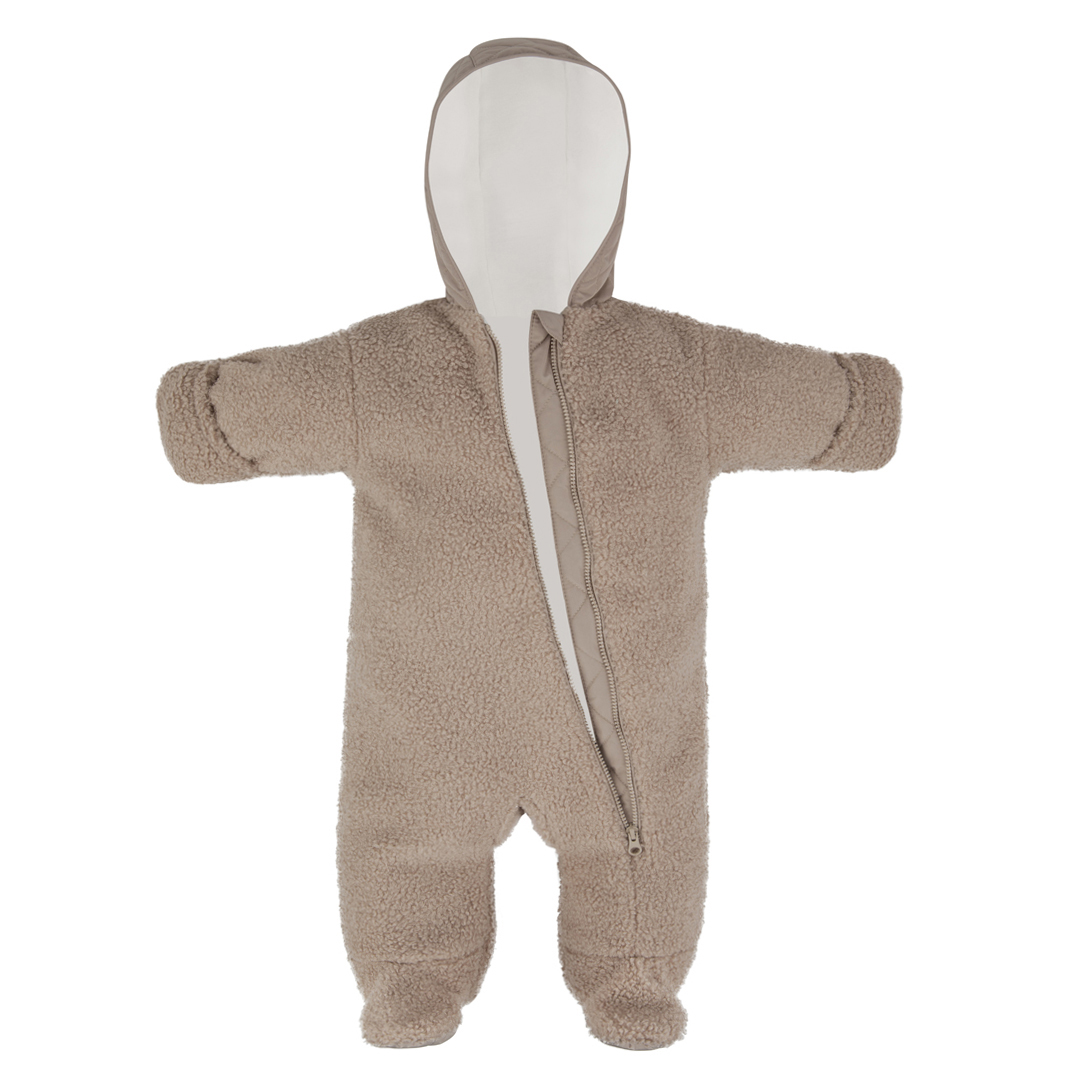 Комбинезон детский утепленный Mansita Teddy цвет темно-кремовый