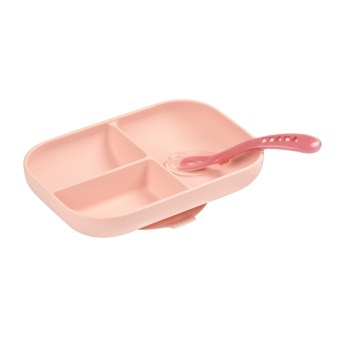 Набор посуды Beaba тарелка, ложка Silicone Set