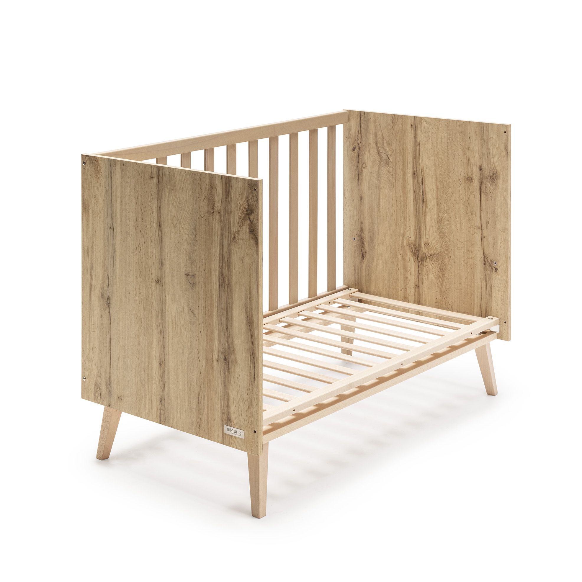 Детская приставная кроватка 120х60 см Micuna Martha Oak