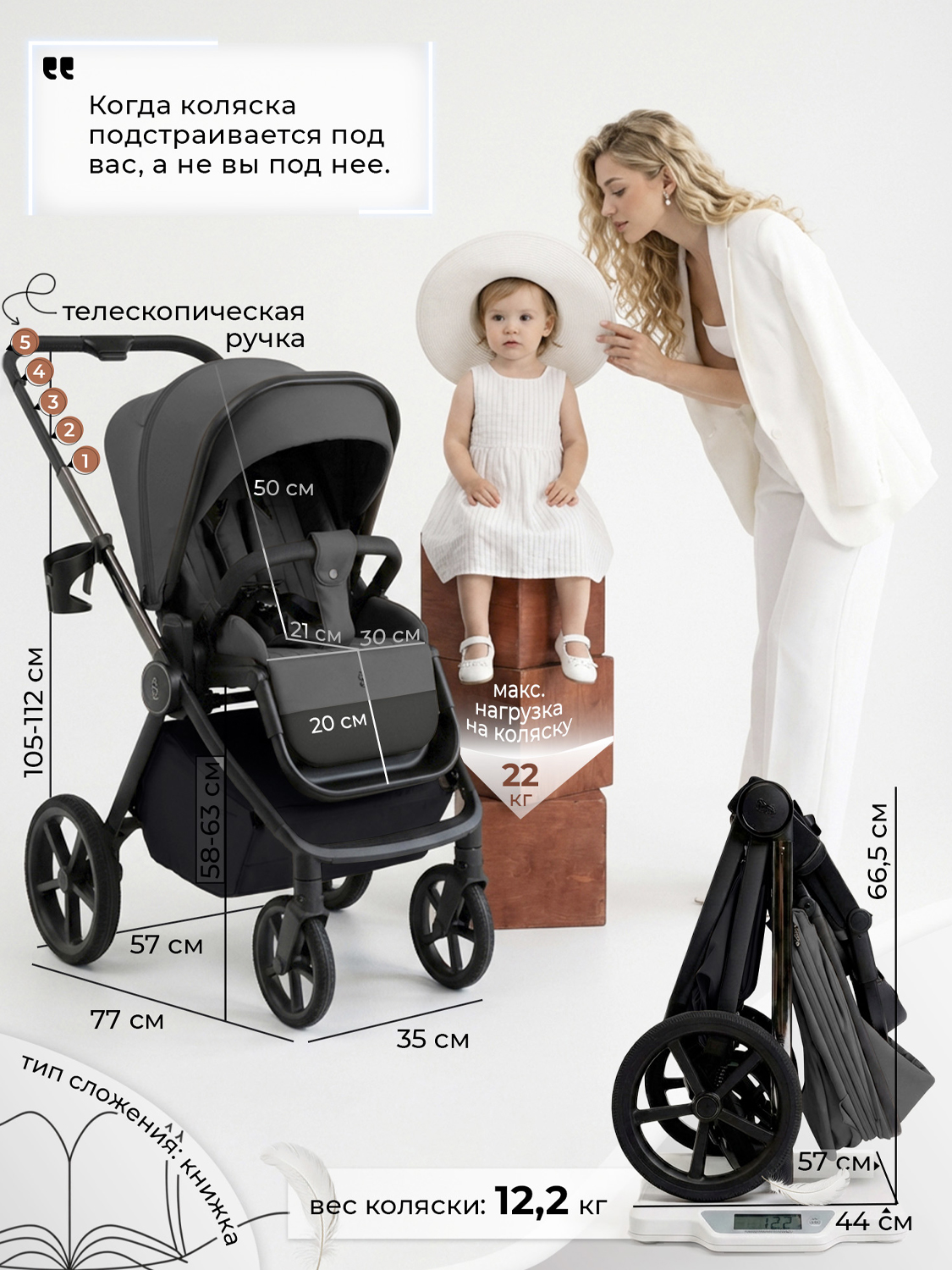 Коляска прогулочная SBL /Sweet Baby Elegante Therma