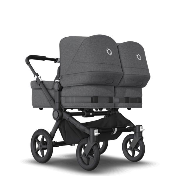 Коляска 2 в 1 Bugaboo Donkey5 Twin шасси Black