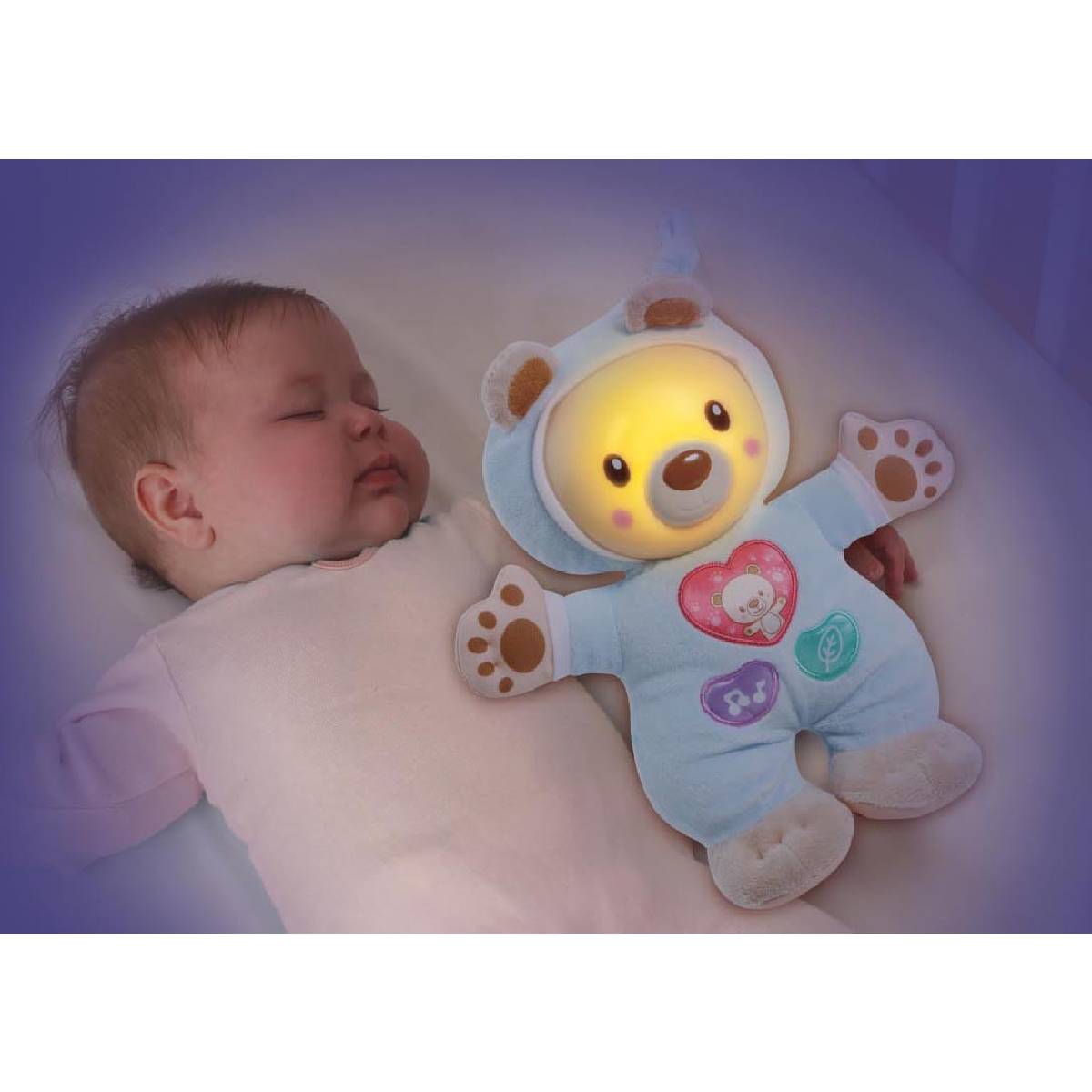 Мишка для сна светящийся Vtech 0+ 80-502126