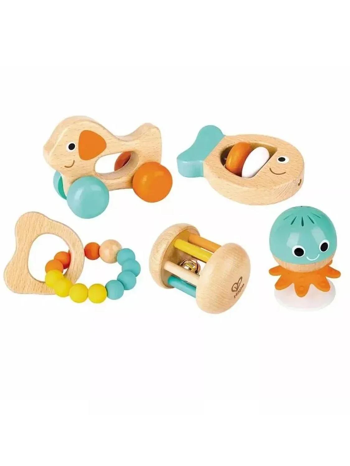 Подарочный набор игрушек-погремушек для малышей Hape