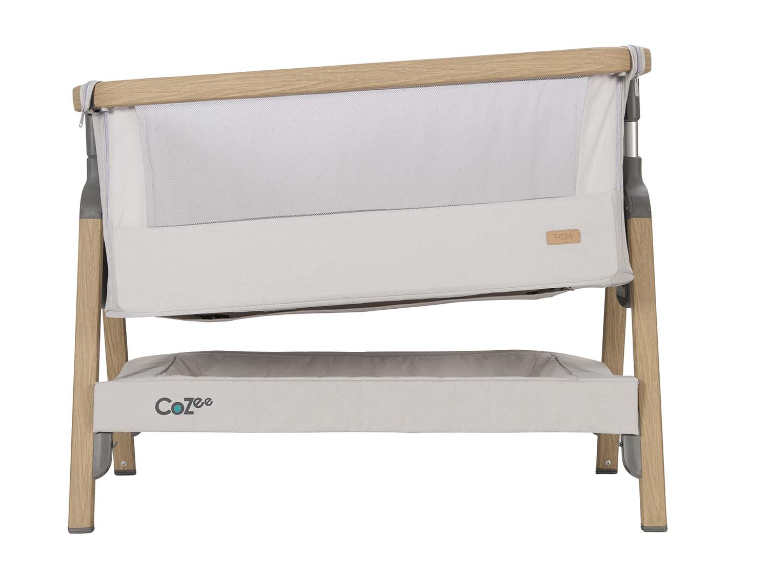 Колыбель Tutti Bambini CoZee Oak and Silver с колесами 211205/3596 ПУ