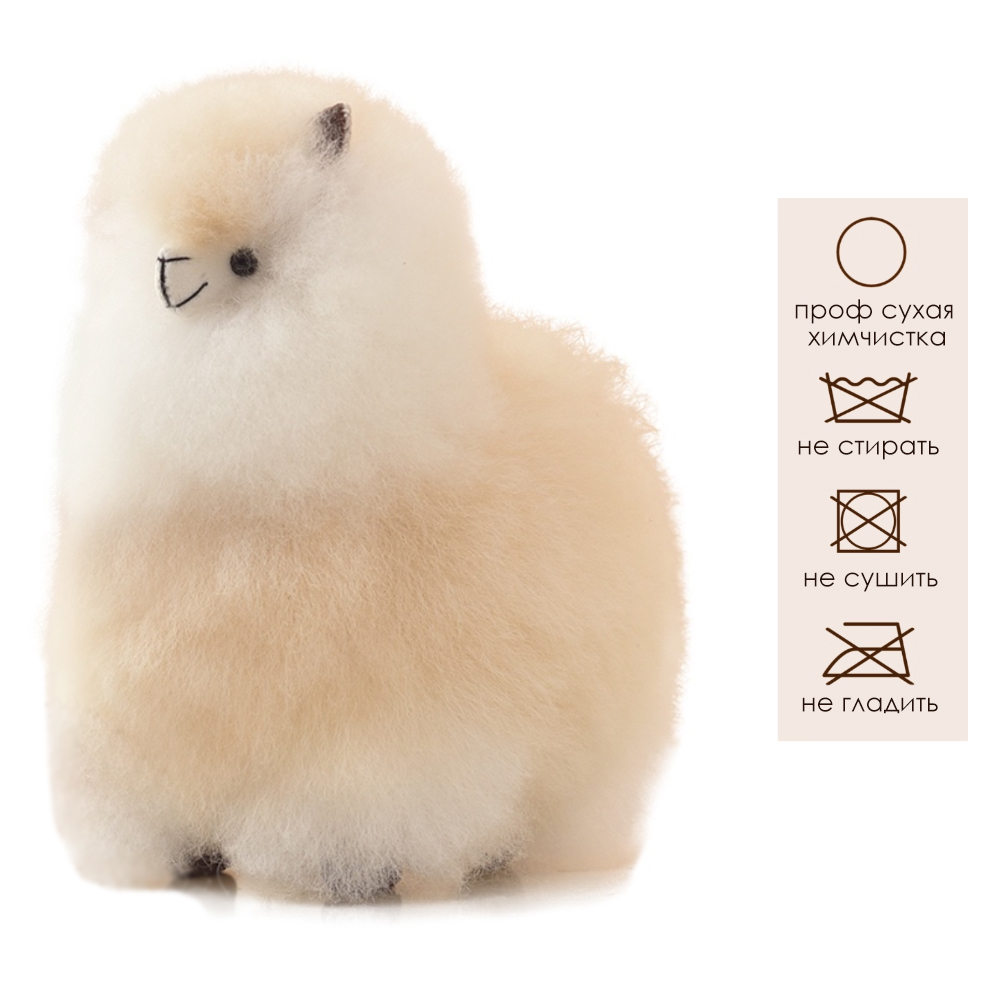 Игрушка мягкая ЛеРаРу Альпака уакайа Арекипе 15 см